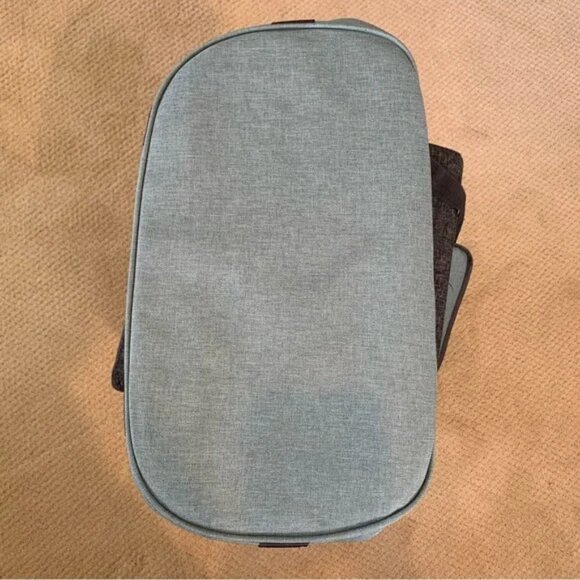 NWT DSW Blue Green Insulated Cooler Bag, Textured Aqua Large Picnic Tote Bag - Picture 10 of 12